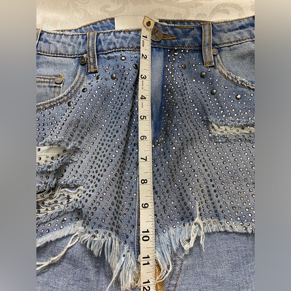 - ONE TEASPOON Desert Jewel Yunkyard Relaxed Denim mini skirt size 24 - Picture 5 of 9